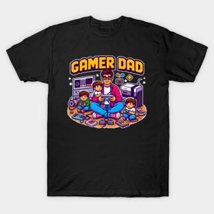 Fathers day Gamer Dad T-Shirt